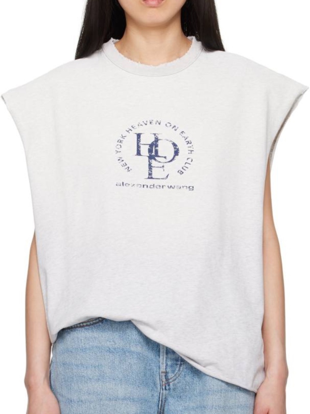 Cotton jersey top ALEXANDER WANG
